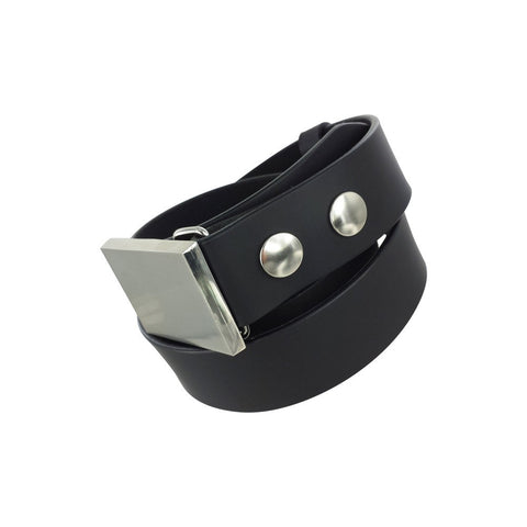 100% Genuine Leather Belt with Silver Studs (without Buckle)