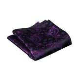 Purple Paisley Pocket Square