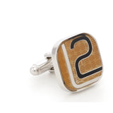 Custom Made Enamel 3D Cufflinks