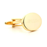 Corporate Oval Logo Gold Cufflinks