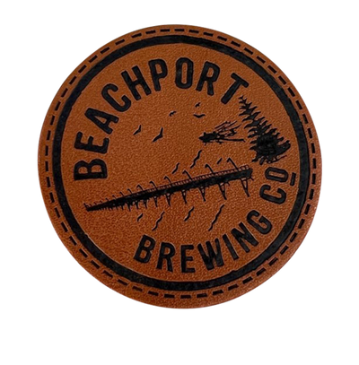 Personalised PU Leather Patch 6cm