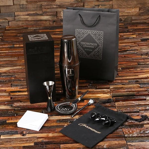 Stainless Steel Mini-Mixologist Groomsmen Cocktail Gift Set