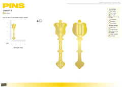 1x Custom Lapel Pin 4cm for Khamena Z