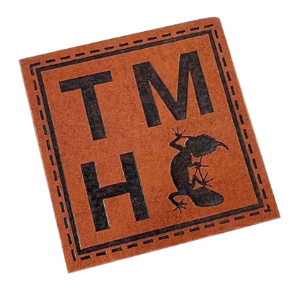 Personalised PU Leather Patch 9cm