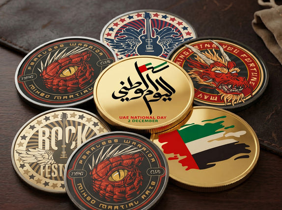 UV-Printed Single-Sided Coins