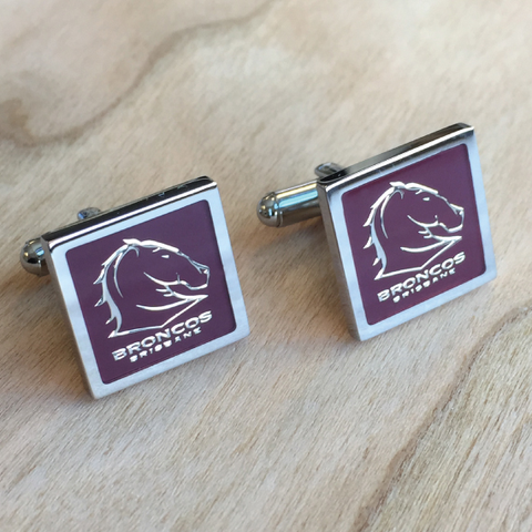 NRL Brisbane Broncos Cufflinks