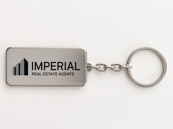 UV-Printed Rectangle Keyrings