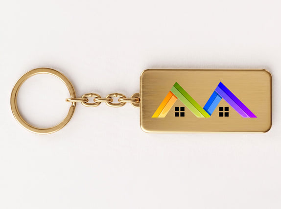 UV-Printed Rectangle Keyrings