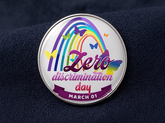 UV-Printed Round Lapel Pins