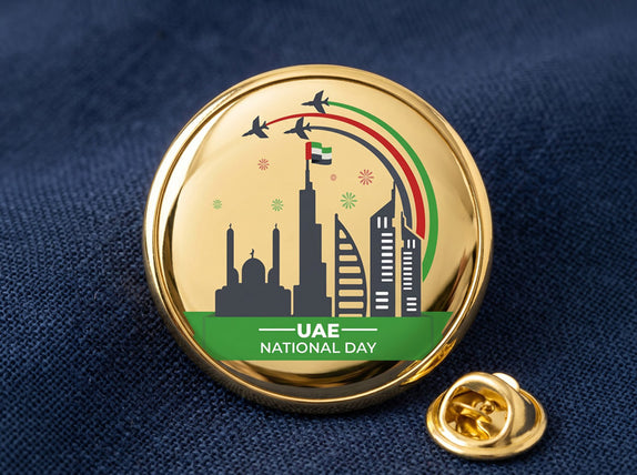 UV-Printed Round Lapel Pins