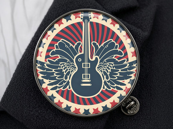 UV-Printed Round Lapel Pins