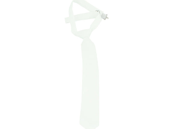 Skinny Kids Tie - In White