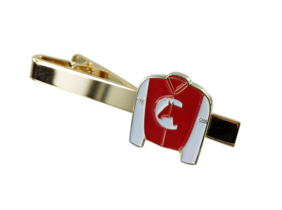 Custom Enamel Cufflinks + Tie Bar