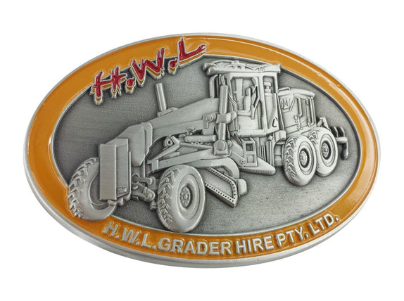 Custom Made 3D Cut to Shape Belt Buckle