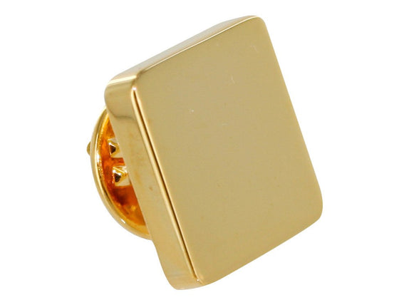 Gold Square Lapel Pin