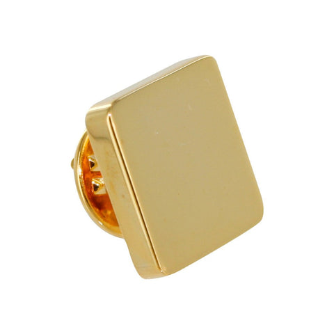 Gold Square Lapel Pin