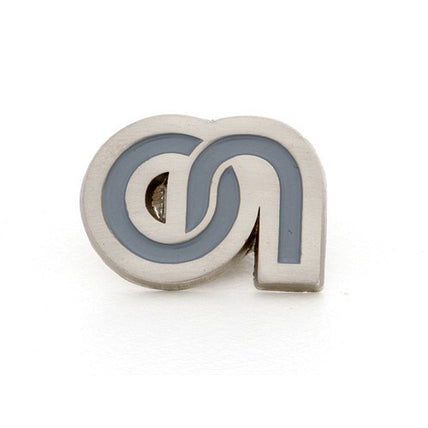 Custom Made Brushed Lapel Pins Cut to Shape