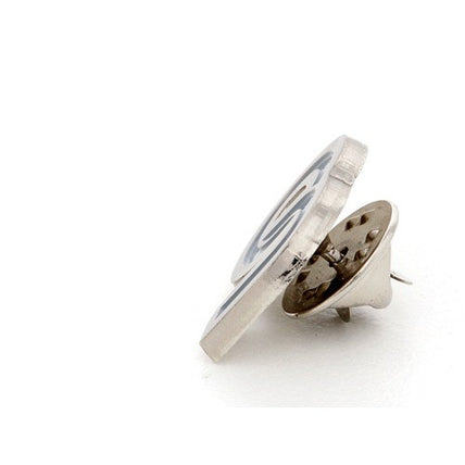 Custom Made Brushed Lapel Pins Cut to Shape