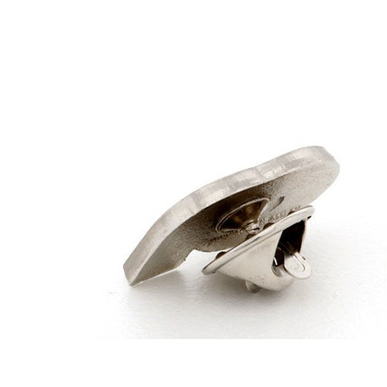 Custom Made Brushed Lapel Pins Cut to Shape