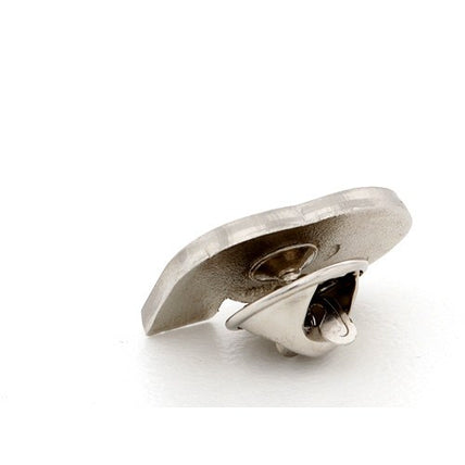 Custom Made Brushed Lapel Pins Cut to Shape