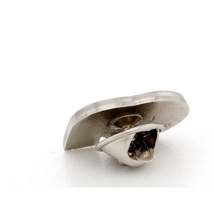Custom Made Brushed Lapel Pins Cut to Shape