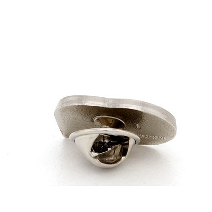Custom Made Brushed Lapel Pins Cut to Shape