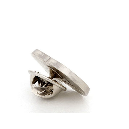 Custom Made Brushed Lapel Pins Cut to Shape