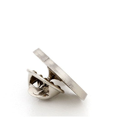 Custom Made Brushed Lapel Pins Cut to Shape