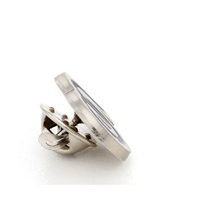 Custom Made Brushed Lapel Pins Cut to Shape
