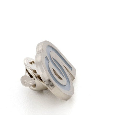 Custom Made Brushed Lapel Pins Cut to Shape