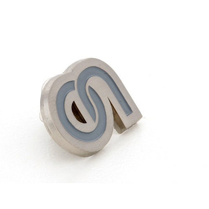 Custom Made Brushed Lapel Pins Cut to Shape