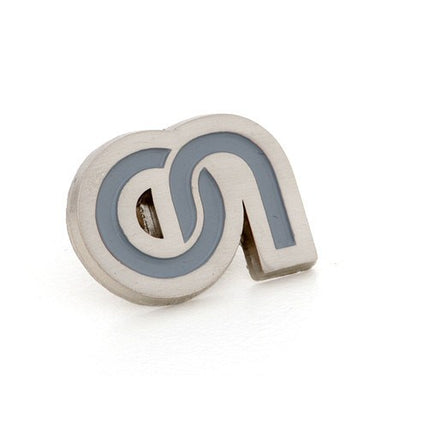 Custom Made Brushed Lapel Pins Cut to Shape