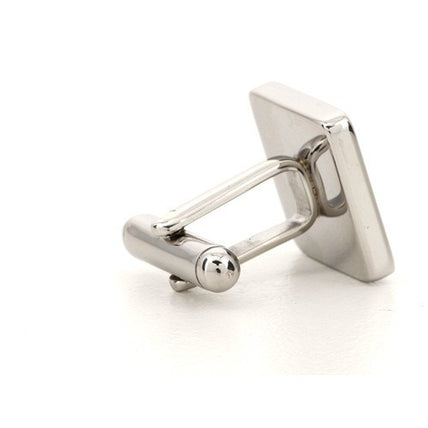 Personalised Engraved Square Silver Cufflinks