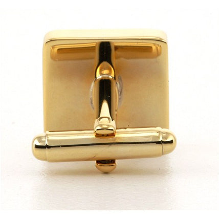 Personalised Engraved Square Gold Cufflinks