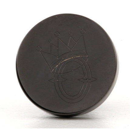 Logo Crest Engraved Round Gunmetal lapel Pins