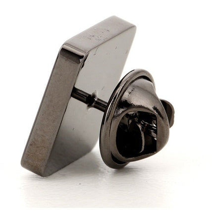 Gun Metal Family Crest Lapel Pin