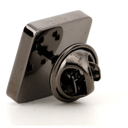 Gun Metal Family Crest Lapel Pin
