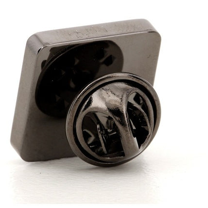 Gun Metal Family Crest Lapel Pin