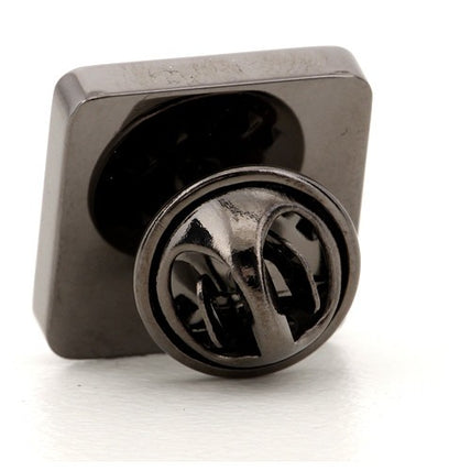 Gun Metal Family Crest Lapel Pin