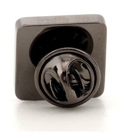 Gun Metal Family Crest Lapel Pin