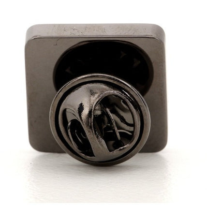 Gun Metal Family Crest Lapel Pin