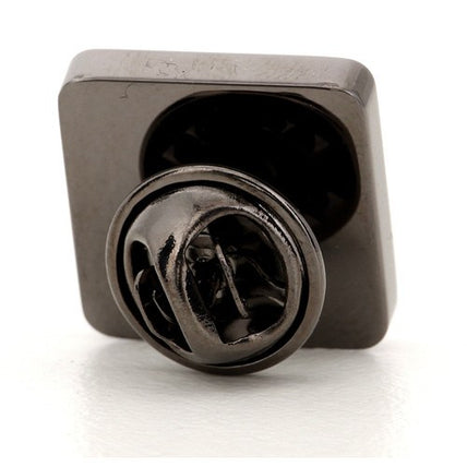 Gun Metal Family Crest Lapel Pin