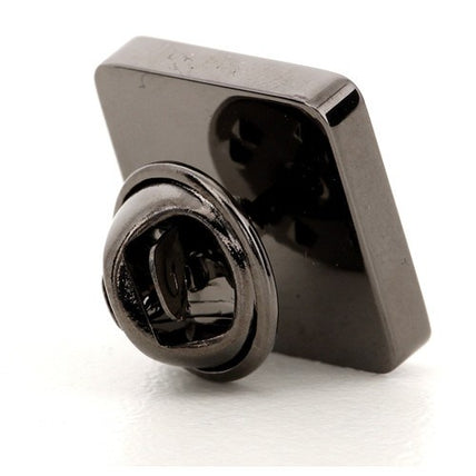 Gun Metal Family Crest Lapel Pin