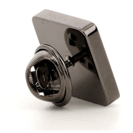 Gun Metal Family Crest Lapel Pin