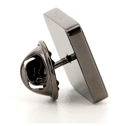 Gun Metal Family Crest Lapel Pin