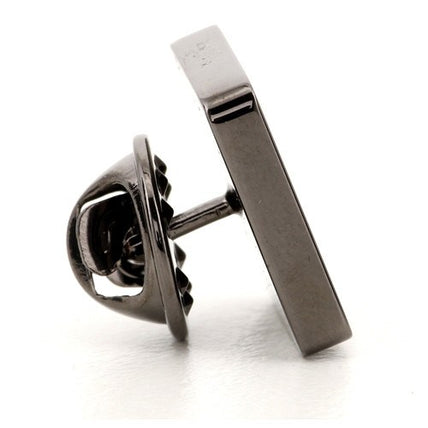 Gun Metal Family Crest Lapel Pin