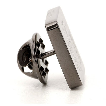 Gun Metal Family Crest Lapel Pin
