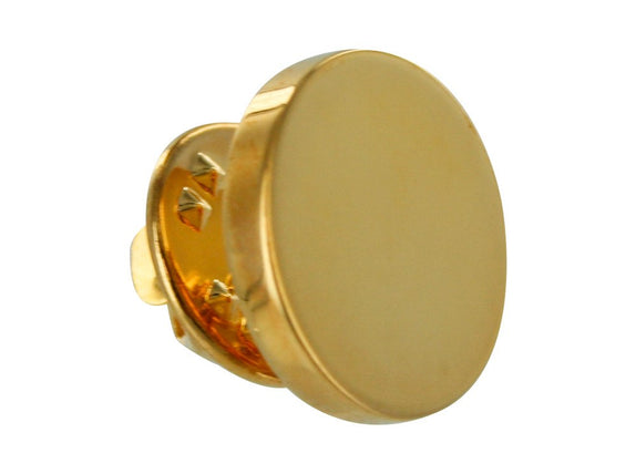 Gold Round Lapel Pin