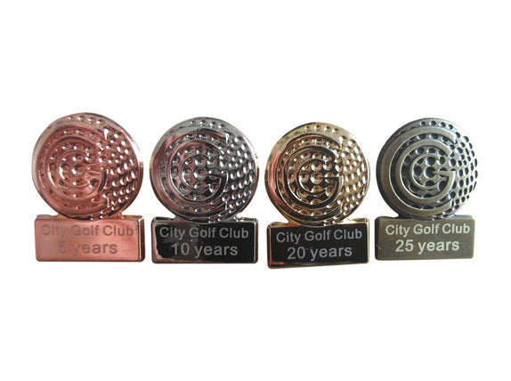 Custom Made Raised and Recessed Lapel Pin