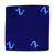 Custom Made Polyester Satin Pocket Square in Blue